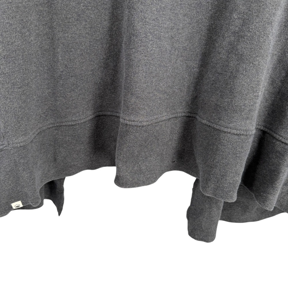 Pact Womens‎ Organic Cotton Cardigan L/XL Gray Open Front Dolman Sleeve Pockets - Picture 4 of 7